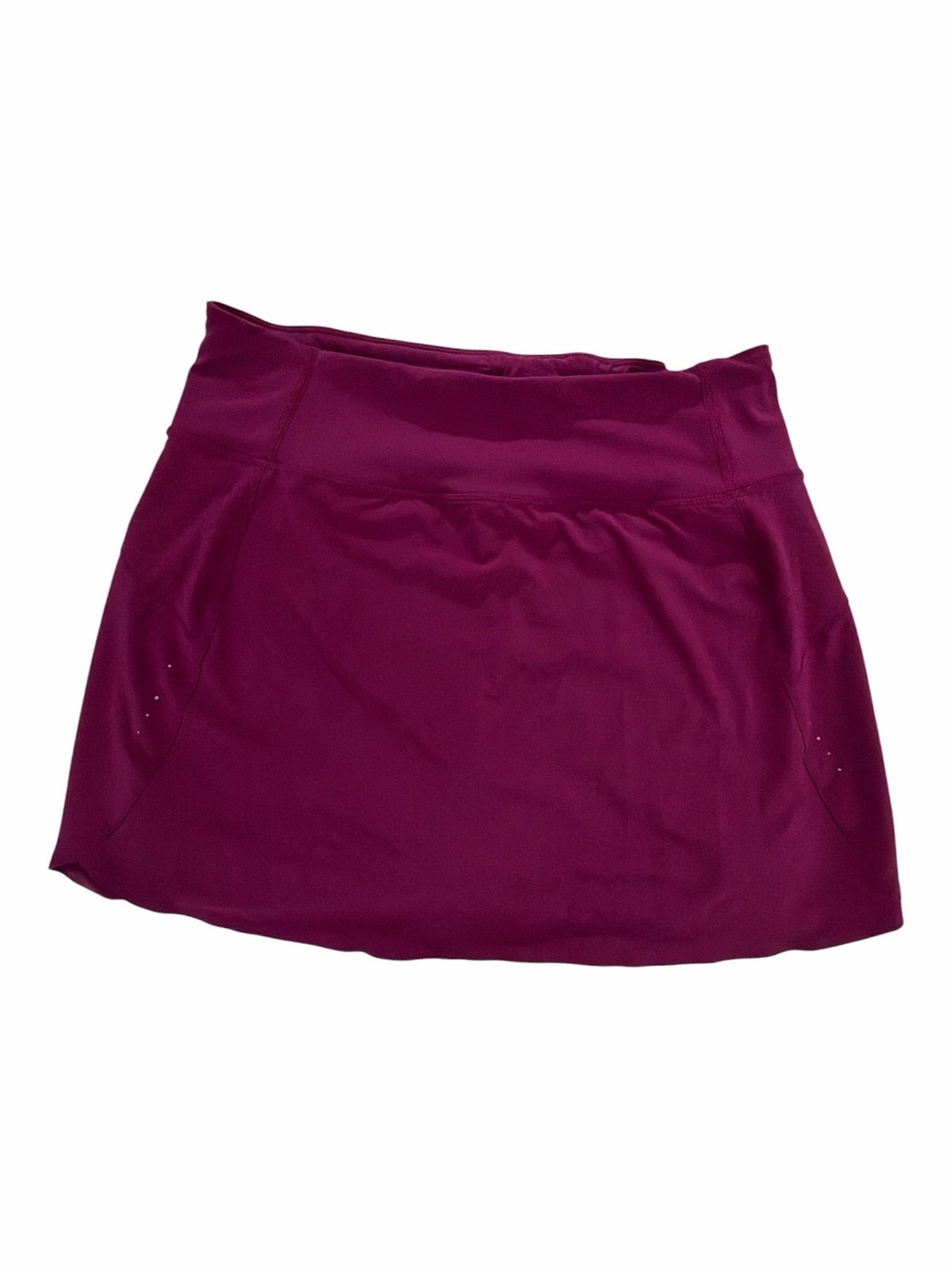Athleta Run With It 16” Skort Size M Berry Purple Running Tennis Golf Skirt